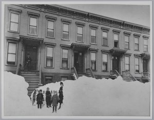 Blizzard of March 1888, Brooklyn by Breading G. Way