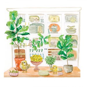 Cozy Kitchen Chicks by Breanna Megan Studio