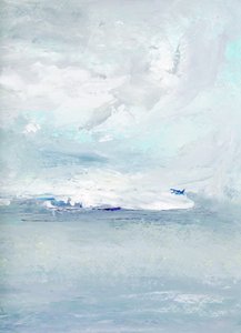 Distant Plane Clouds by Breanna Megan Studio