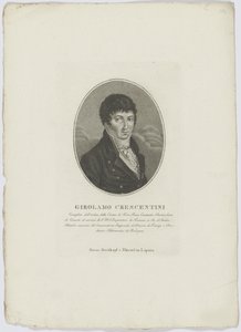 Portrait of Girolamo Crescentini