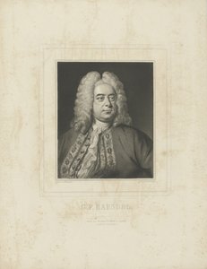 Portrait of the composer Georg Friedrich Haendel
