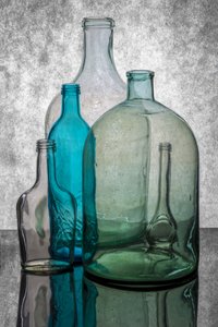 Colorful Glass Bottles