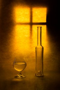 Golden Light Window Still Life