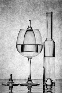 Monochrome Glass Still Life