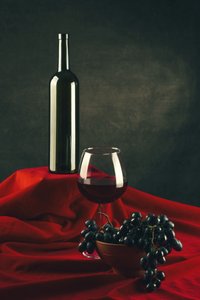 Red Wine Still Life by Brig Barkow