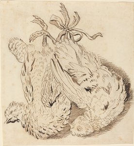 Two Dead Chickens by British 18th Century