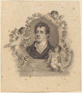 Portrait of a Young Gentleman Surrounded by Cupids; Lord Byron? by British 19th Century