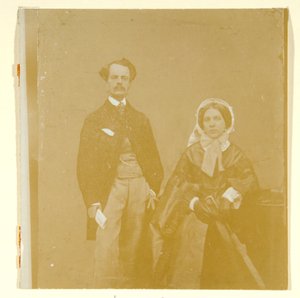 John Atkinson Grimshaw and Theodosia Grimshaw by British Photographer