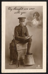 United Kingdom: A Sentimental Postcard Produced by the Cairo Postcard Trust, Cairo, Egypt, During WW1