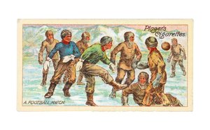 A Football Match at Winter Quarters by British School