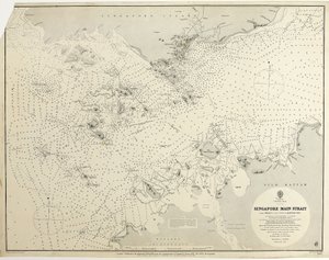 China Sea Singapore Main Strait From Tree I (pulo Angup) to Battam Bay Surveyed by Staff Commander J.W. Reed, R.N. and the officers of H.M.S. Rifleman by British School