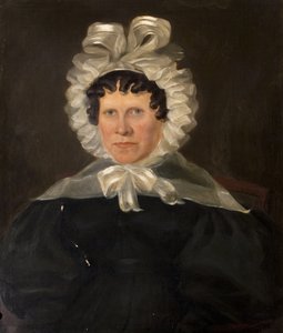 Mrs. Rebekah Franklin, Wife of the Reverend Francis Franklin, late 1840s by British School