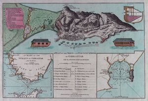 Plan of Gibraltar by British School