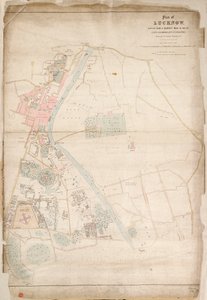 Plan of Lucknow, plotted from a survey made in 1856, by Lieut. Moorsom, 52nd. Lt. Infantry. (Presented by Captain Moorsom, C.E.) by British School