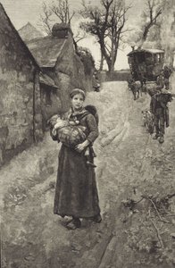 Poor Country Widow by British School