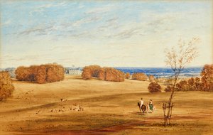 Prospect of Horsley Towers, Surrey by British School
