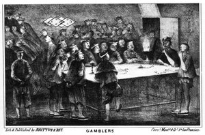 Gambling During the Californian Gold Rush, 19th Century