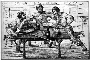Miners Weighing Their Gold, 19th Century, 1937 by Britton and Rey