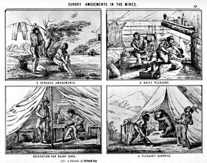 Sunday Amusements in the Mines, 19th Century 1937