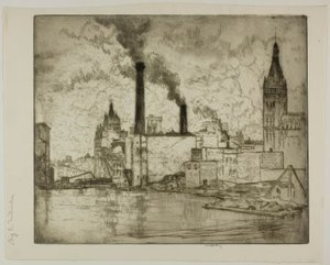 The Big E by Bror Julius Olsson Nordfeldt