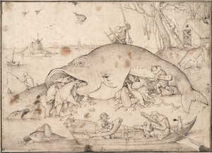 Big Fish Eat Little Fish by Bruegel