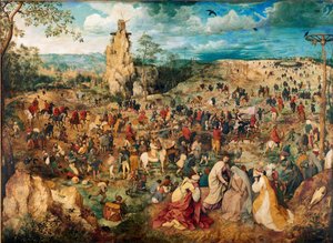 Christ Carrying the Cross by Bruegel