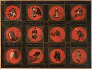 Twelve Proverbs, 1558 by Bruegel