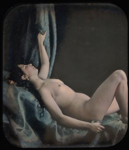 Reclining Female Nude Posed as Danae, 1850s