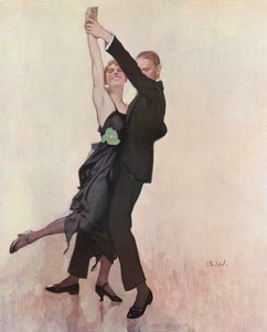 Couple Dancing by Brynolf Wennerberg