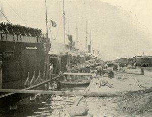 At the Dock, June 10th, Spanish-American War by Burr McIntosh