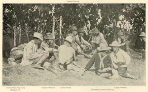 Conference After Rough Riders Battle, Spanish-American War, June 1898 by Burr McIntosh
