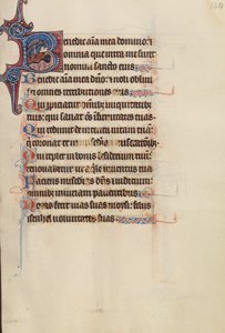 Initial B: An Eagle Pushing a Stone into a Fountain by Bute Master