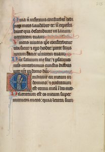 Initial E: A Woman in Prayer by Bute Master