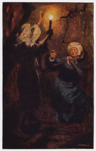 Illustration for The Cloister and The Hearth by Charles Reade by Byam (after) Shaw