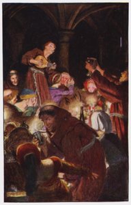 Illustration for The Cloister and The Hearth by Charles Reade by Byam (after) Shaw