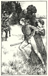 Illustration for The Cloister and The Hearth by Charles Reade by Byam (after) Shaw