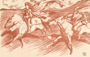 The Knight and his Companions by Byam Shaw