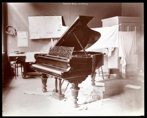 A piano by Hazelton Brothers Piano Co. on University Place, New York, 1898 by Byron Company