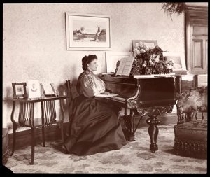 Madame Frances Saville at Home, 1895