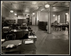 Main Office of the Carolyn Laundry at 111 East 129th Street, East Harlem, New York, 1929 by Byron Company
