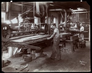 Men Working in the Hardman, Peck und Co. Piano Factory, New York, 1907