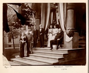 President Benjamin Harrison and group, 1890