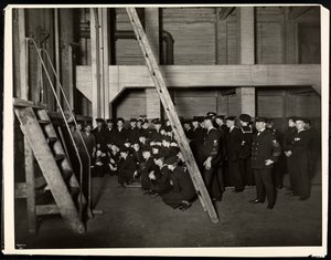 Sailors from the U.S.S. 