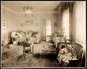 The Drawing Room of Suite 1047 at the Hotel Majestic by Byron Company