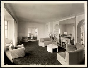The Parlor of the Penthouse at the Hotel St. Regis, 1937 by Byron Company