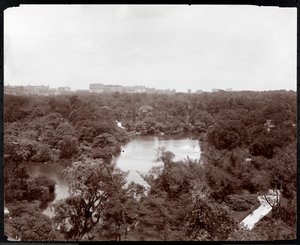 View of Central Park from the Plaza Hotel, 5th Avenue and 59th Street, New York by Byron Company
