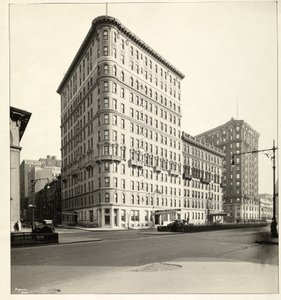 View of the Hotel Embassy at Broadway and 70th Street, New York