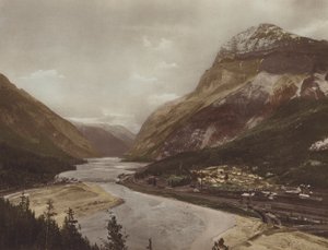 Field, British Columbia and Mount Stephen by Byron Hill Harmon