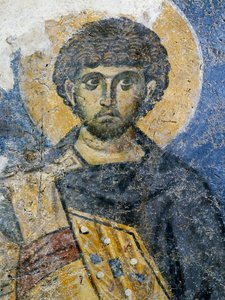 Mercurius of Caesarea (detail) by Byzantine