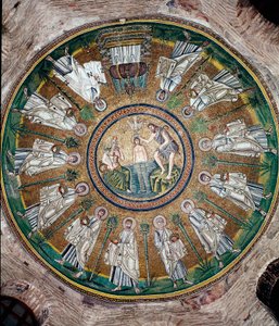 The Baptism of Christ in the Jordan and the Twelve Apostles (mosaic)